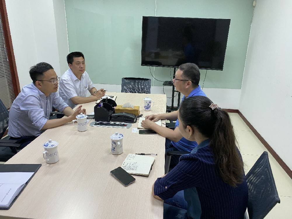 无锡市工信局领导来宁波陈阳农业生态工程有限公司科技开展“三联三解”活动